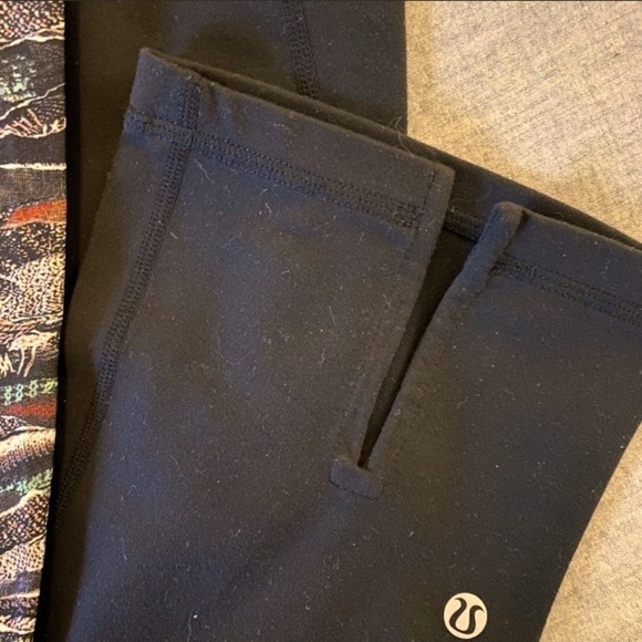 Lululemon flared crops. Gather & crow leggings. - Picture 2 of 2